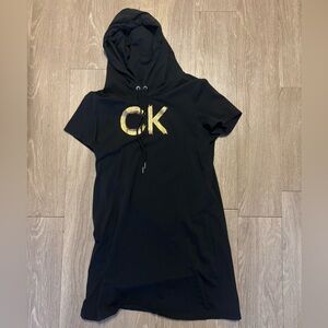 Calvin Klein Black Garment with Silver Accents